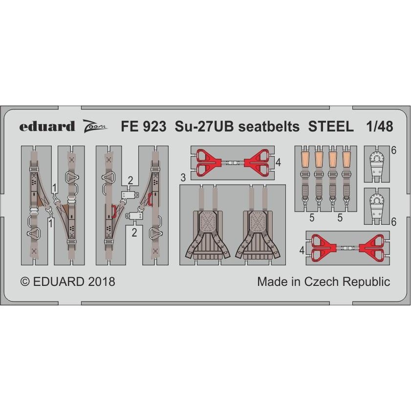 【新製品】FE923 塗装済 スホーイ Su-27UB フランカー シートベルト