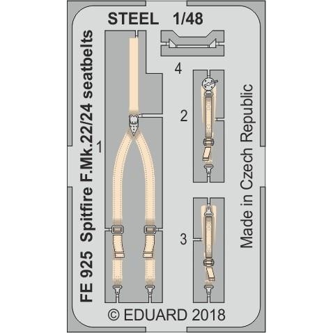 【新製品】FE925 塗装済 スーパーマリン スピットファイア F.Mk.22/24 シートベルト