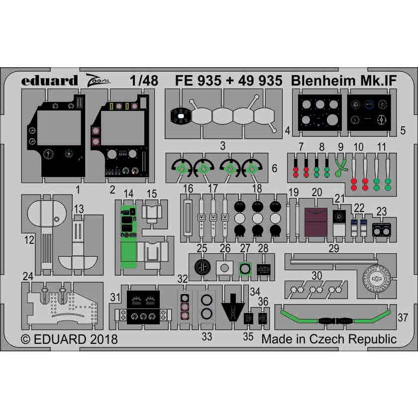 【新製品】FE935 塗装済 ブレニム Mk.IF