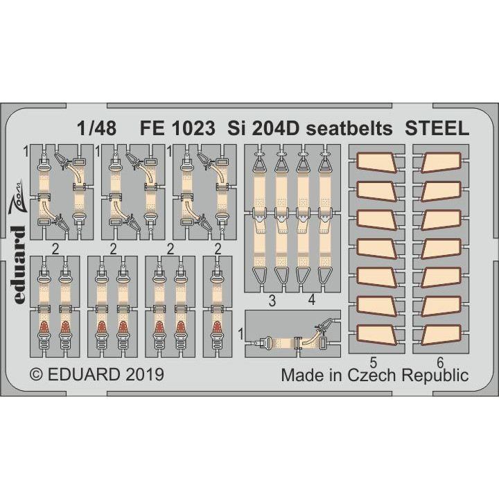 【新製品】FE1023 塗装済 ジーベル Si 204D シートベルト (ステンレス製)(スペシャルホビー用)