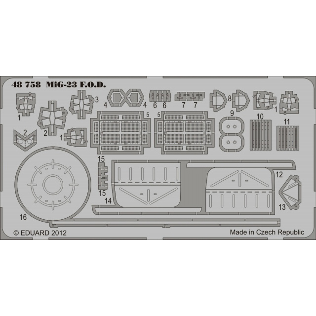 【新製品】[8591437487585] 48758)MiG-23 フロッガー エアインテイクカバー