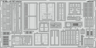 【新製品】48898)F/A-18C 外装