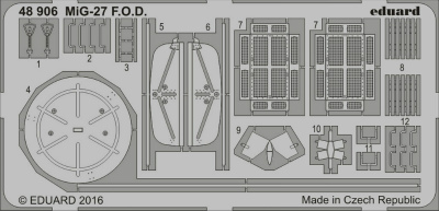 【新製品】48906)MiG-27 インテークカバー