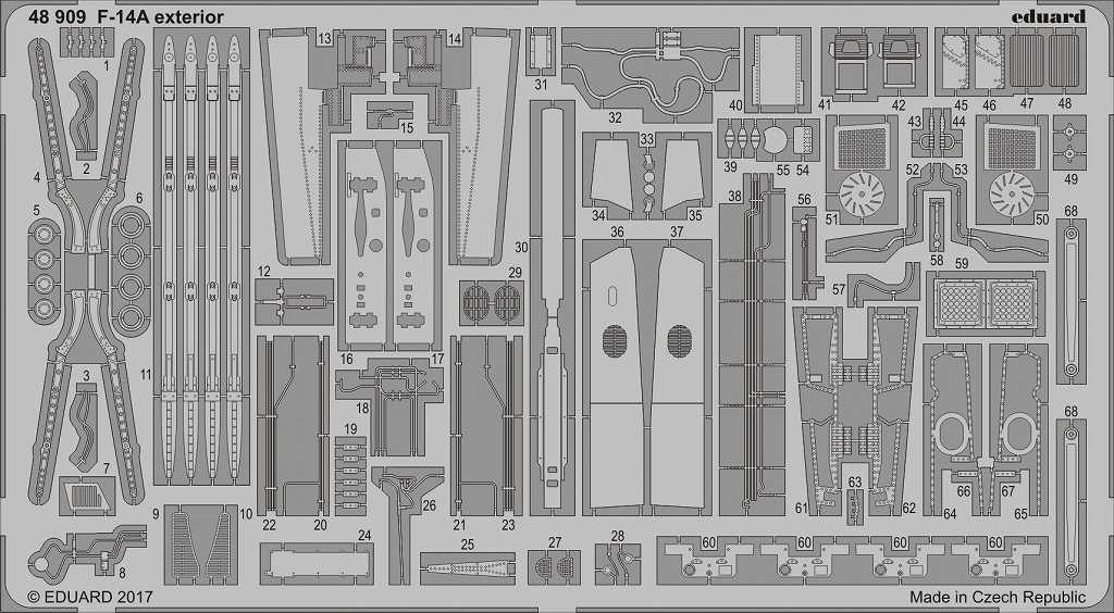 【新製品】48909)F-14A トムキャット 外装