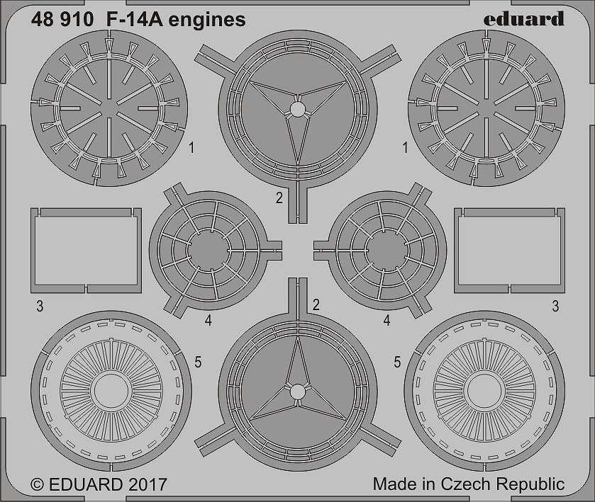 【新製品】48910)F-14A トムキャット エンジン