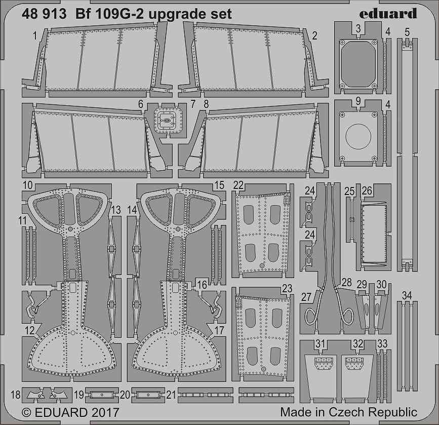 【新製品】48913)メッサーシュミット Bf109G-2 アップグレードセット