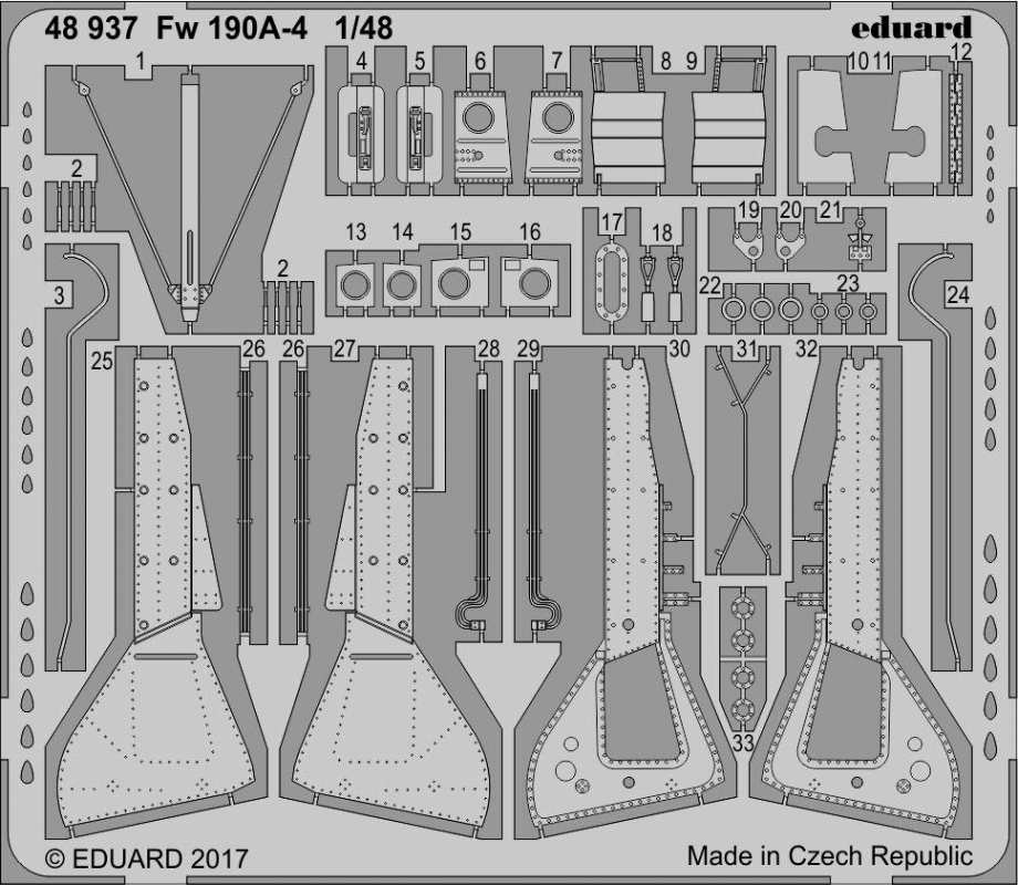 【新製品】48937)フォッケウルフ Fw190A-4