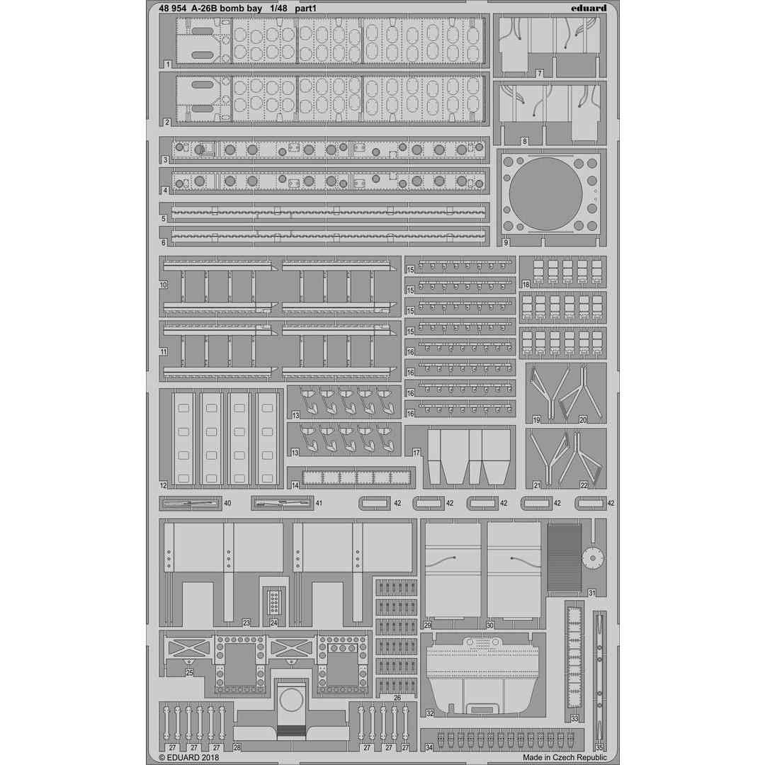 【新製品】48954 ダグラス A-26B インベーダー 爆弾槽