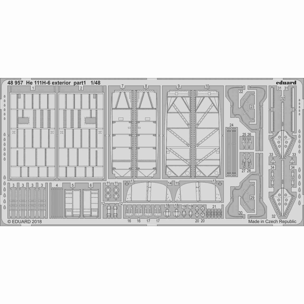 【新製品】48957 ハインケル He111H-6 外装