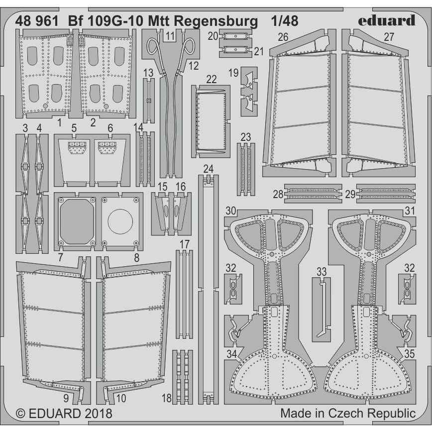 【新製品】48961 メッサーシュミット Bf109G-10 MTT レーゲンズブルグ