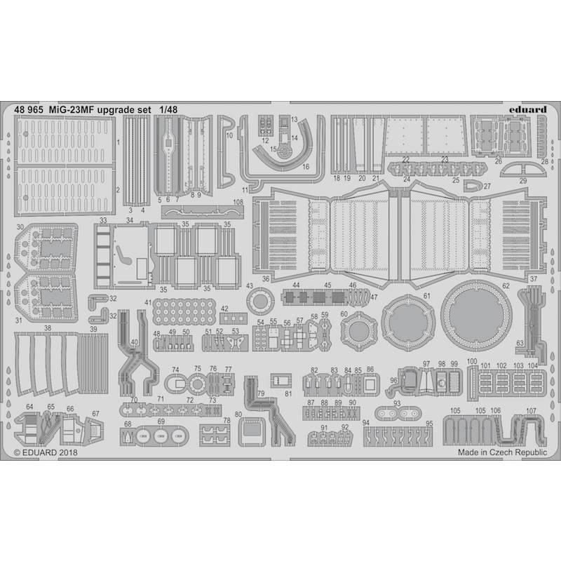 【新製品】48965 MiG-23MF フロッガー アップグレードセット