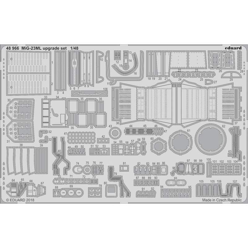 【新製品】48966 MiG-23ML フロッガー アップグレードセット