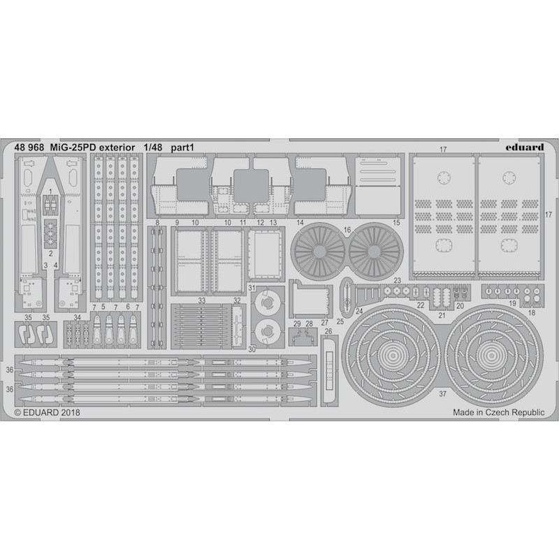 【新製品】48968 MiG-25PD フォックスバット 外装