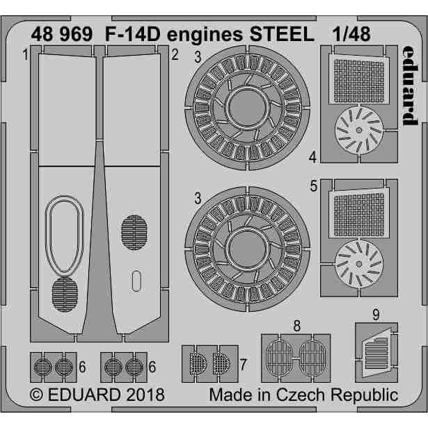 【新製品】48969 F-14D トムキャット エンジン
