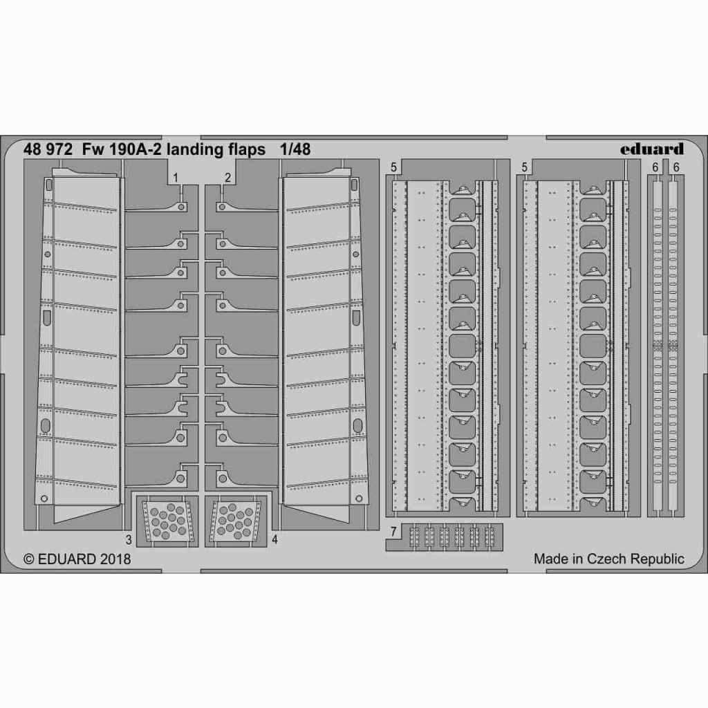 【新製品】48972 フォッケウルフ Fw190A-2 ランディングフラップ