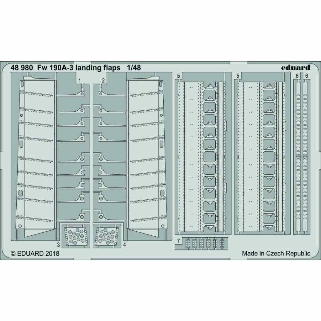 【新製品】48980 フォッケウルフ Fw190A-3 ランディングフラップ