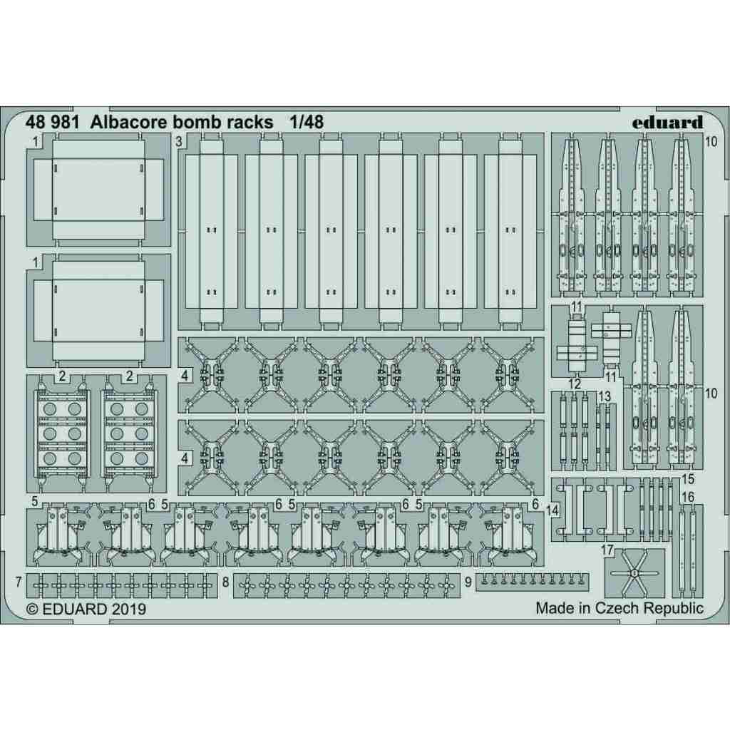 【新製品】48981 フェアリー アルバコア 爆弾架