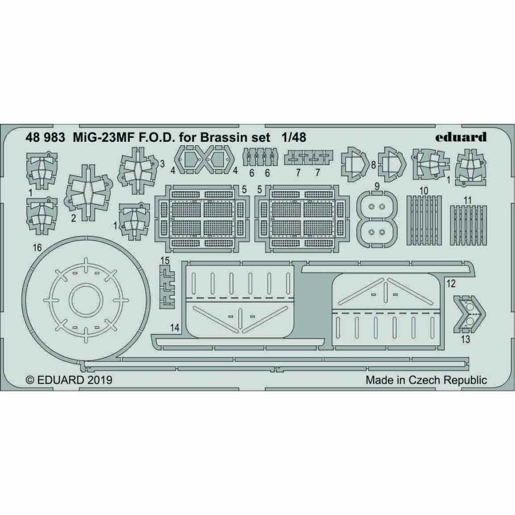 【新製品】48983 ミグ MiG-23MF フロッガー F.O.D