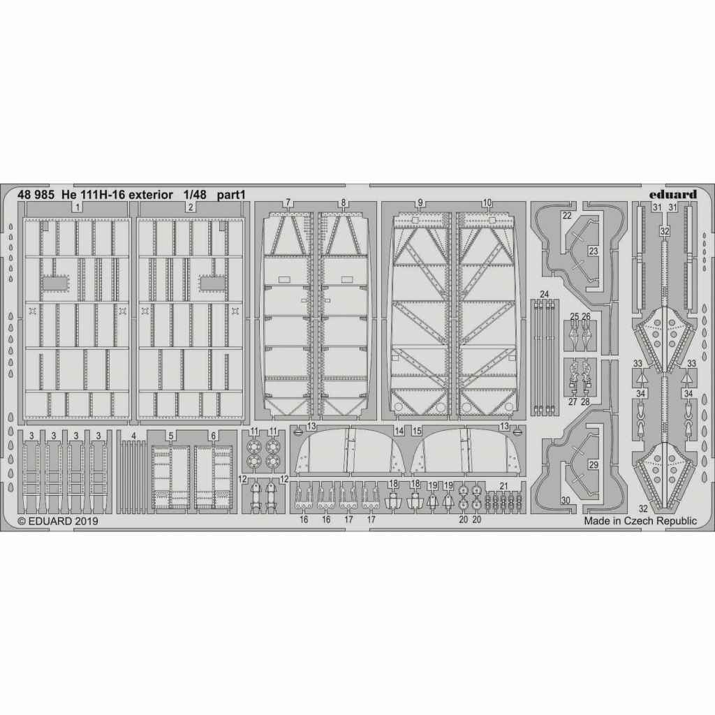 【新製品】48985 ハインケル He111H-16 外装