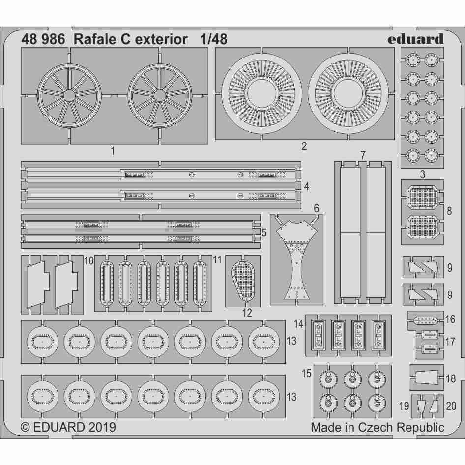 【新製品】48986 ダッソー ラファールC 外装