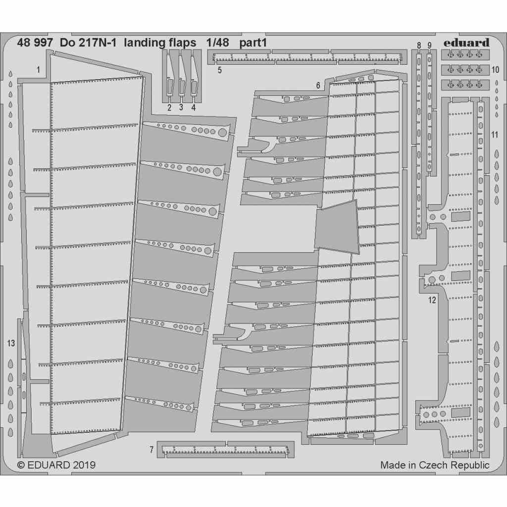 【新製品】48997 ドルニエ Do217N-1 ランディングフラップ (ICM用)