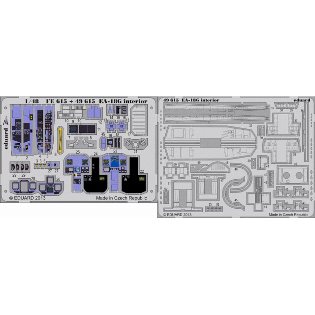 【新製品】[8591437496150] 49615)塗装済 EA-18G グラウラー内装