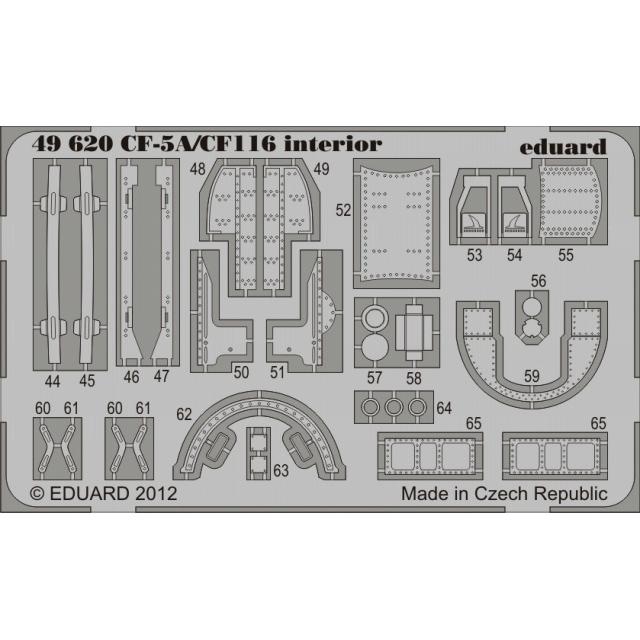 【新製品】[8591437496204] 49620)塗装済 CF5A/CF-116 フリーダムファイター 内装