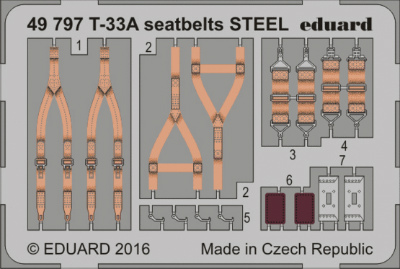 【新製品】49797)塗装済 T-33A シートベルト