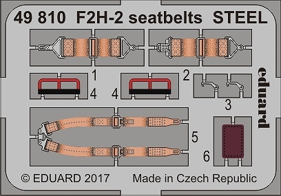 【新製品】49810)塗装済 F2H-2 バンシー シートベルト
