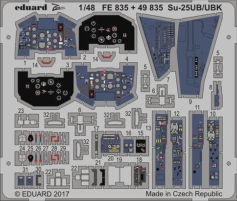 【新製品】49835)塗装済 スホーイ Su-25UB/UBK フロッグフット 内装