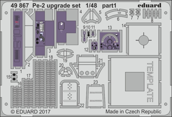 【新製品】49867)塗装済 ペトリャコフ PE-2 アップグレードセット