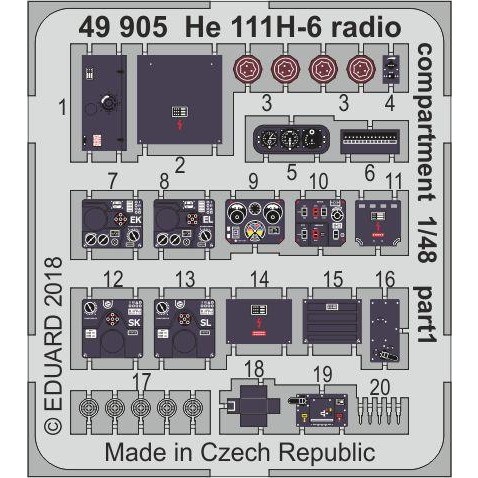 【新製品】49905 塗装済 ハインケル He111H-6 無線室
