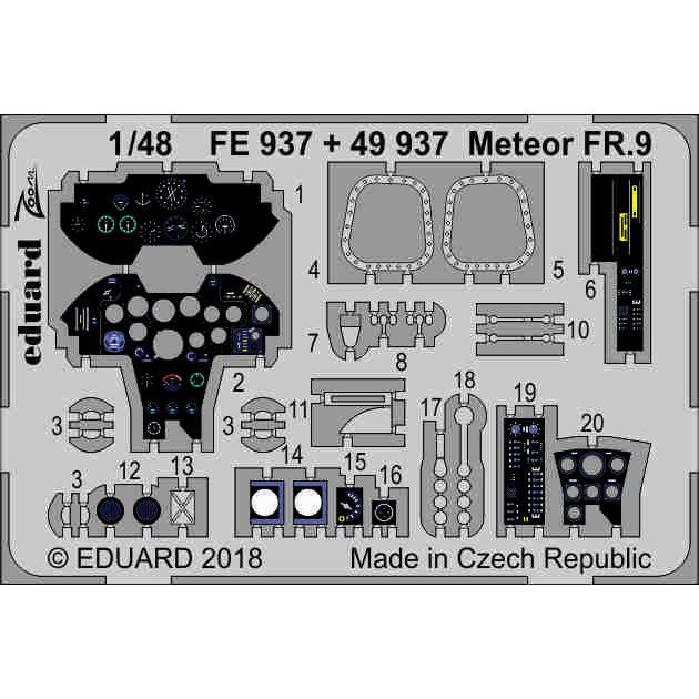 【新製品】49937)塗装済 ミーティアFR.9 内装