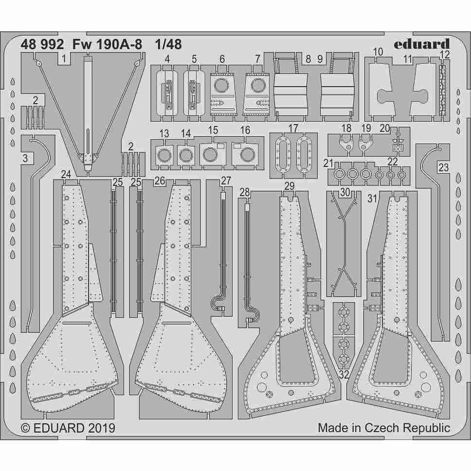 【新製品】49992 フォッケウルフ Fw190A-8