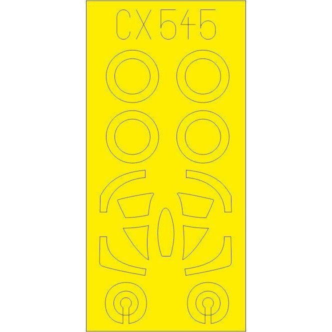 【新製品】CX545 ダグラス A-4E スカイホーク 塗装マスクシール (ホビーボス用)