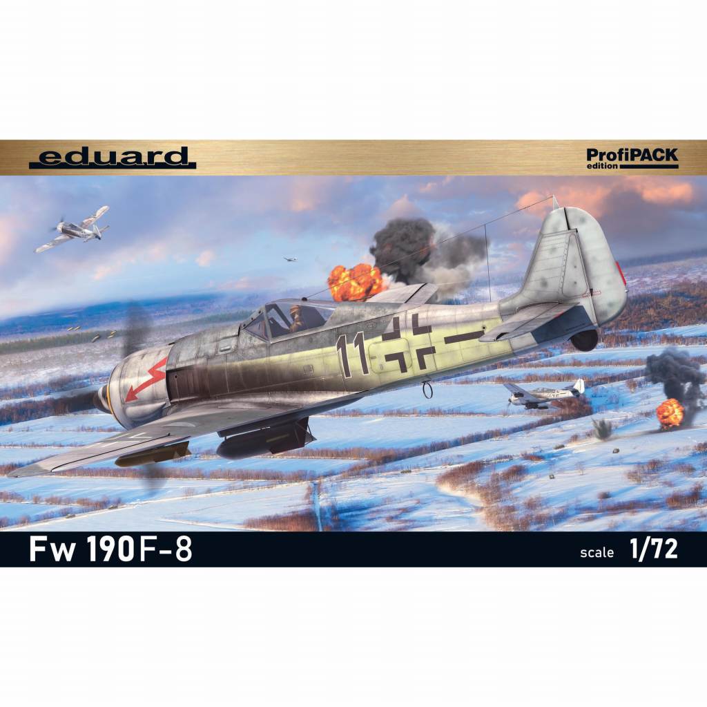 【新製品】70119 1/72 フォッケウルフ Fw190F-8 プロフィパック