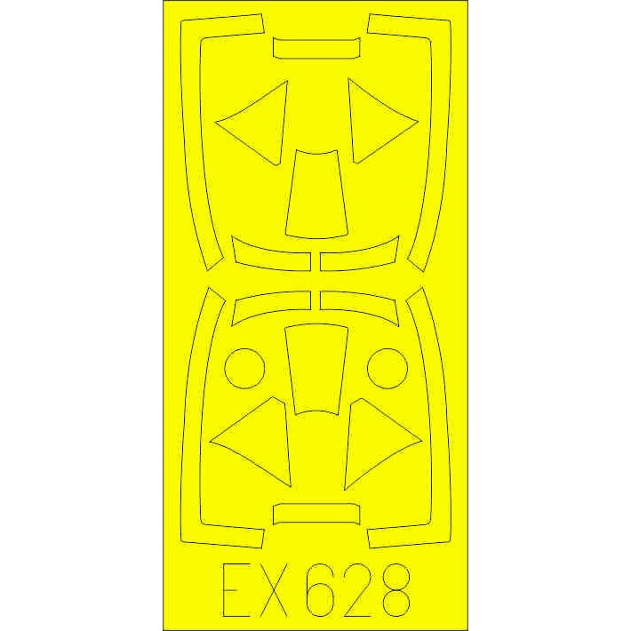 【新製品】EX628 テンペストMk.V Tフェース両面塗装マスクシール