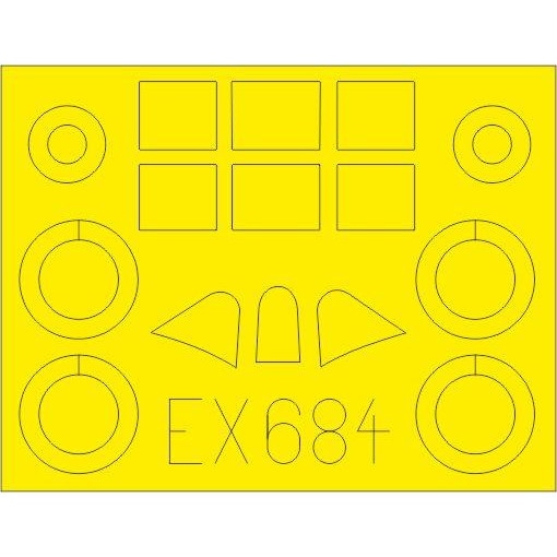 【新製品】EX684 レジアーネ Re.2005 塗装マスクシール (ソード用)