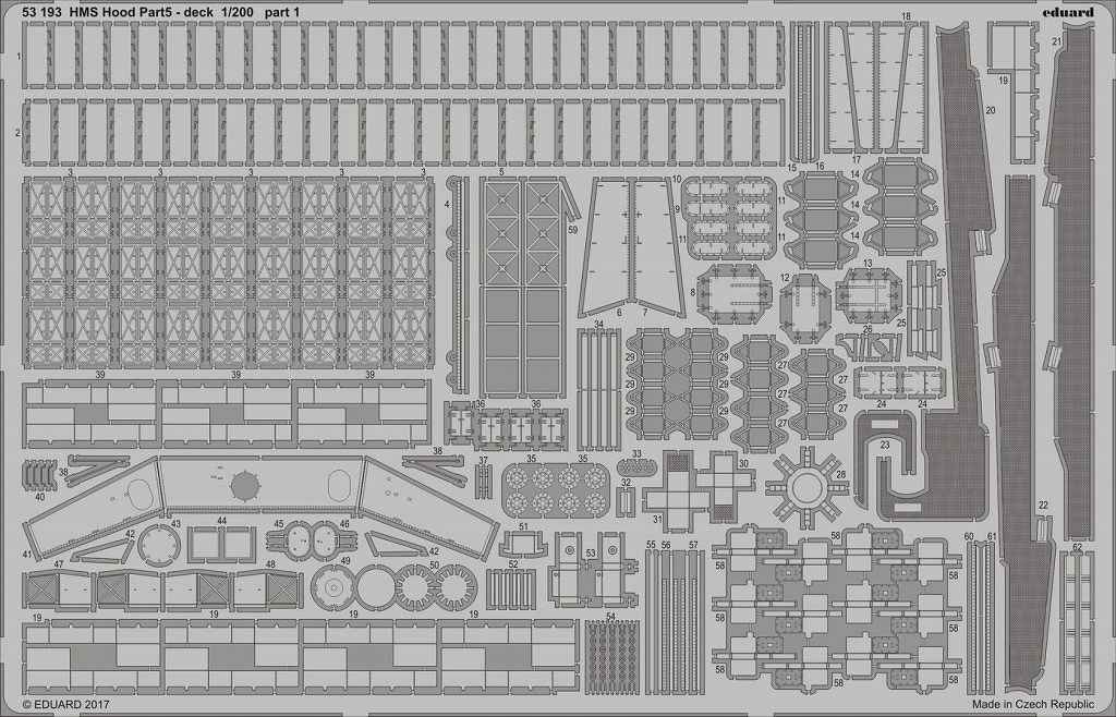 【新製品】53193)巡洋戦艦 フッド Part.5 甲板