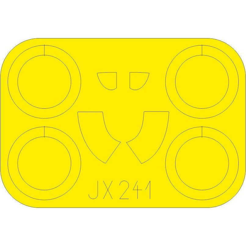 【新製品】JX241 ポリカルポフ I-16 タイプ10 塗装マスクシール (ICM用)