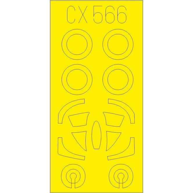 【新製品】CX566 ダグラス A-4F スカイホーク 塗装マスクシール (ホビーボス用)