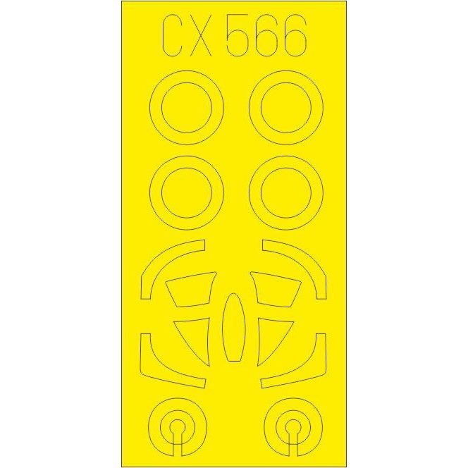 【新製品】CX566 ダグラス A-4F スカイホーク 塗装マスクシール (ホビーボス用)