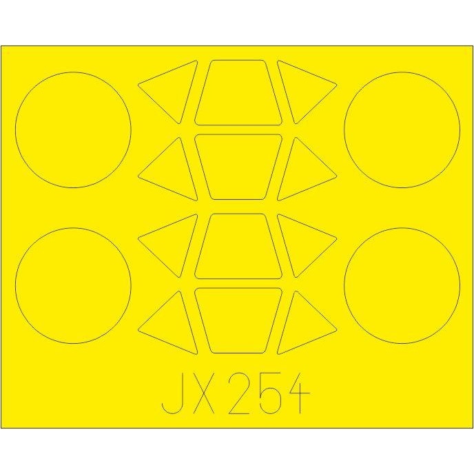 【新製品】JX254 ステアマン PT-17 ケイデット 塗装マスクシール (ローデン用)