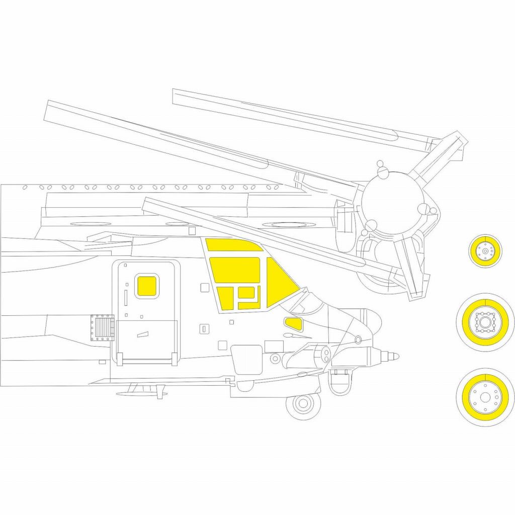 【新製品】EX773 1/48 ボーイング MV-22 オスプレイ 塗装マスクシール (ホビーボス用)