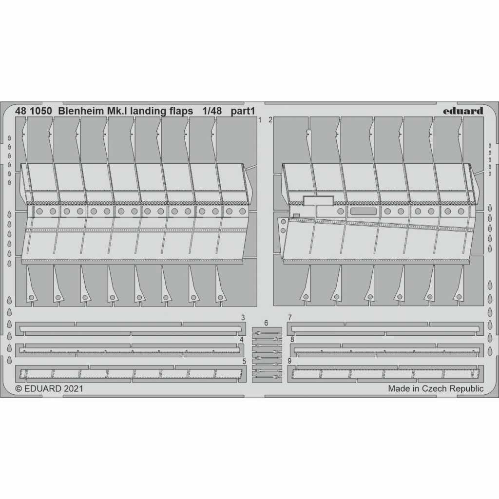 【新製品】481050 1/48 ブリストル ブレニム Mk.I ランディングフラップ (エアフィックス用)