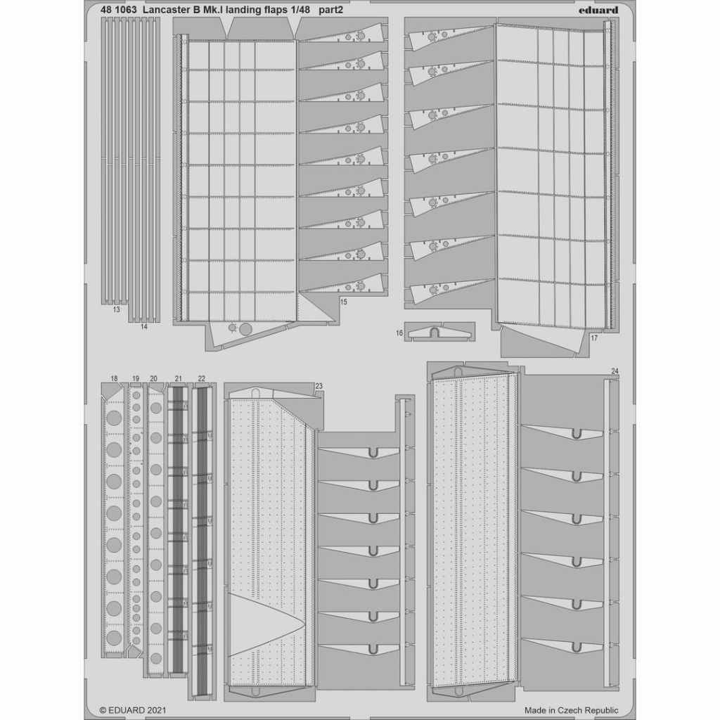【新製品】481063 1/48 アブロ ランカスター B.Mk.I ランディングフラップ (HKモデル用)