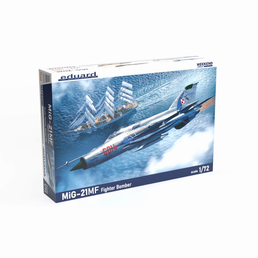 【新製品】7458 1/72 ミグ MiG-21MF フィッシュベッド 戦闘攻撃機 ウィークエンドエディション