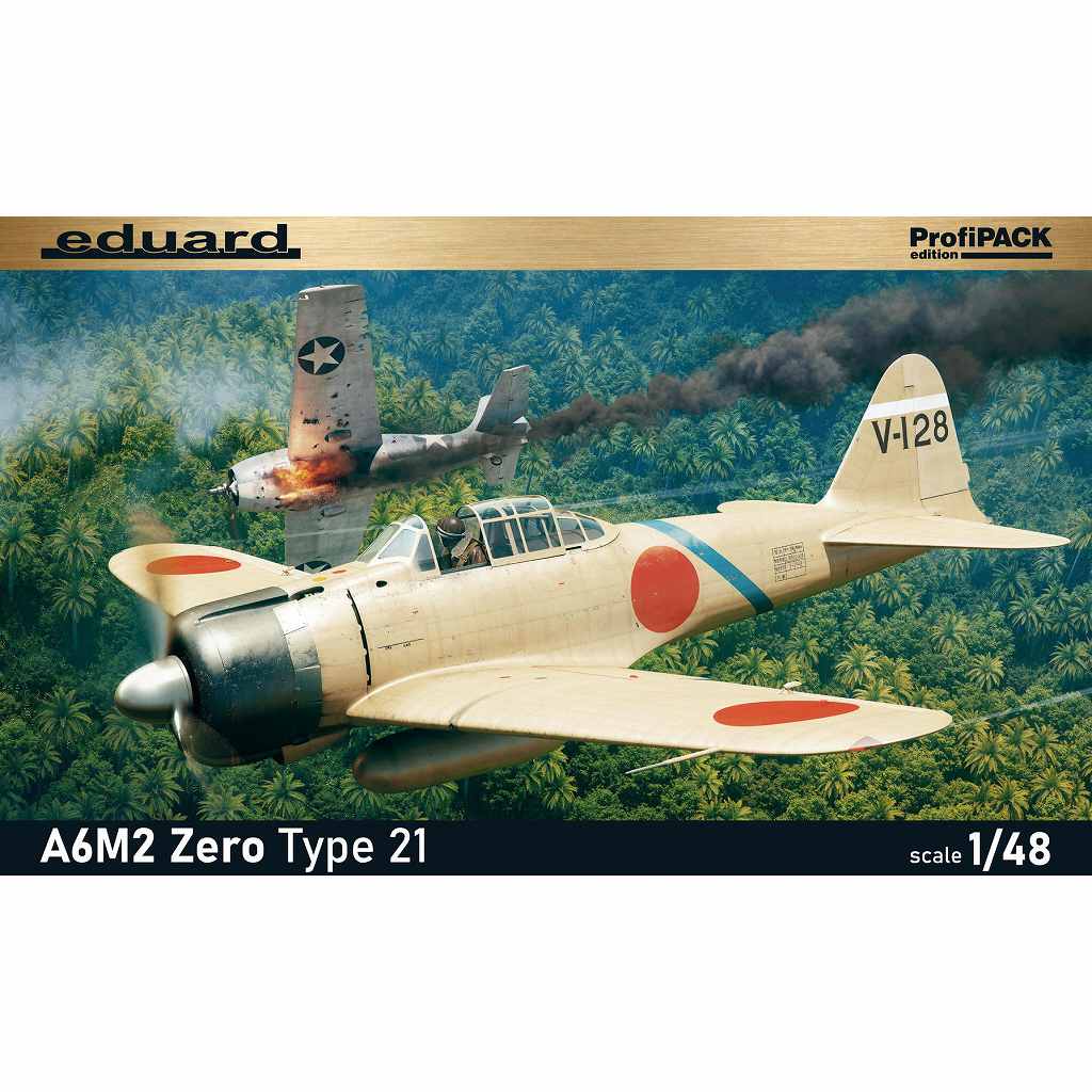 【新製品】82212 1/48 三菱 A6M2 零式艦上戦闘機 二一型 プロフィパック