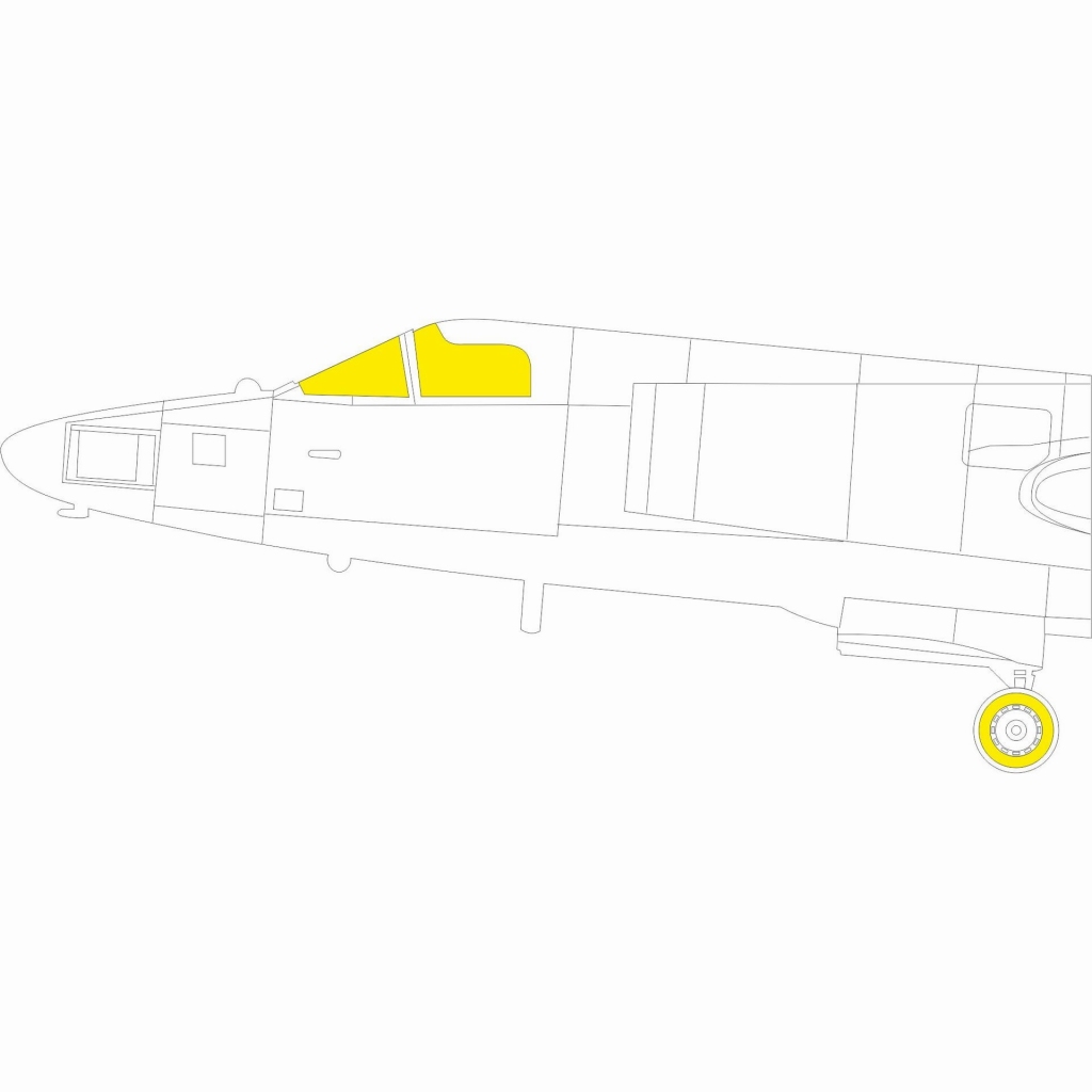 【新製品】CX623 1/72 ロッキード U-2A ドラゴンレディ 塗装マスクシール (ホビーボス用)