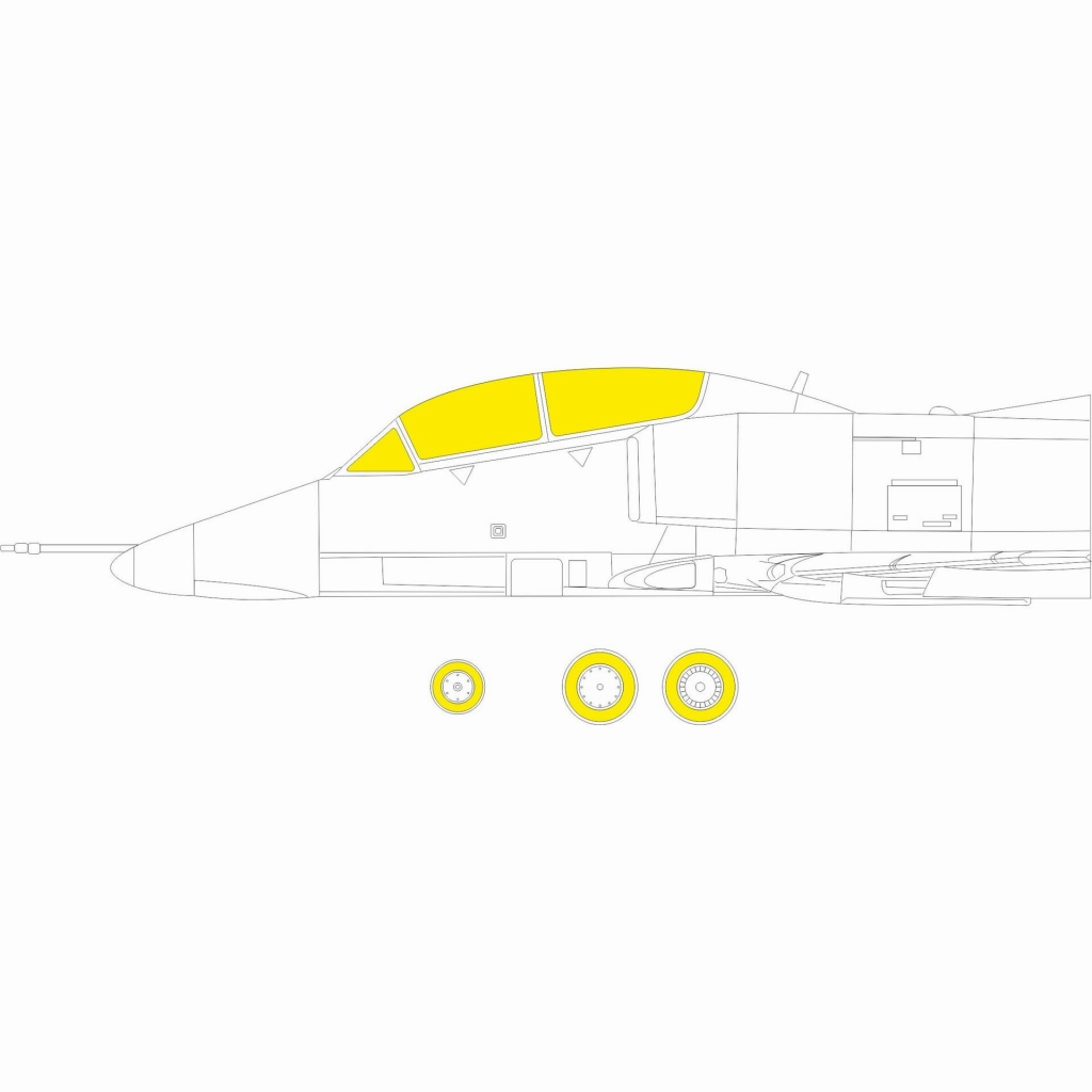 【新製品】CX625 1/72 ダグラス TA-4J スカイホーク 塗装マスクシール (フジミ用)